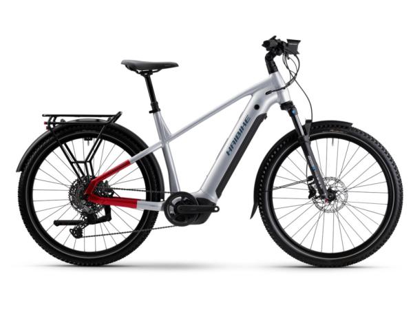 Haibike TREKKING 7 HIGH i800Wh 11-G Cues 25-26 HB BCXK GL_grey/red/blue Rh M/45