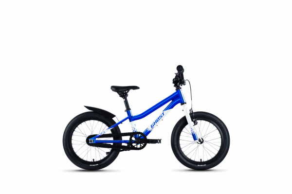 GHOST POWERKID 16 candy blue/pearl white - glossy XXS