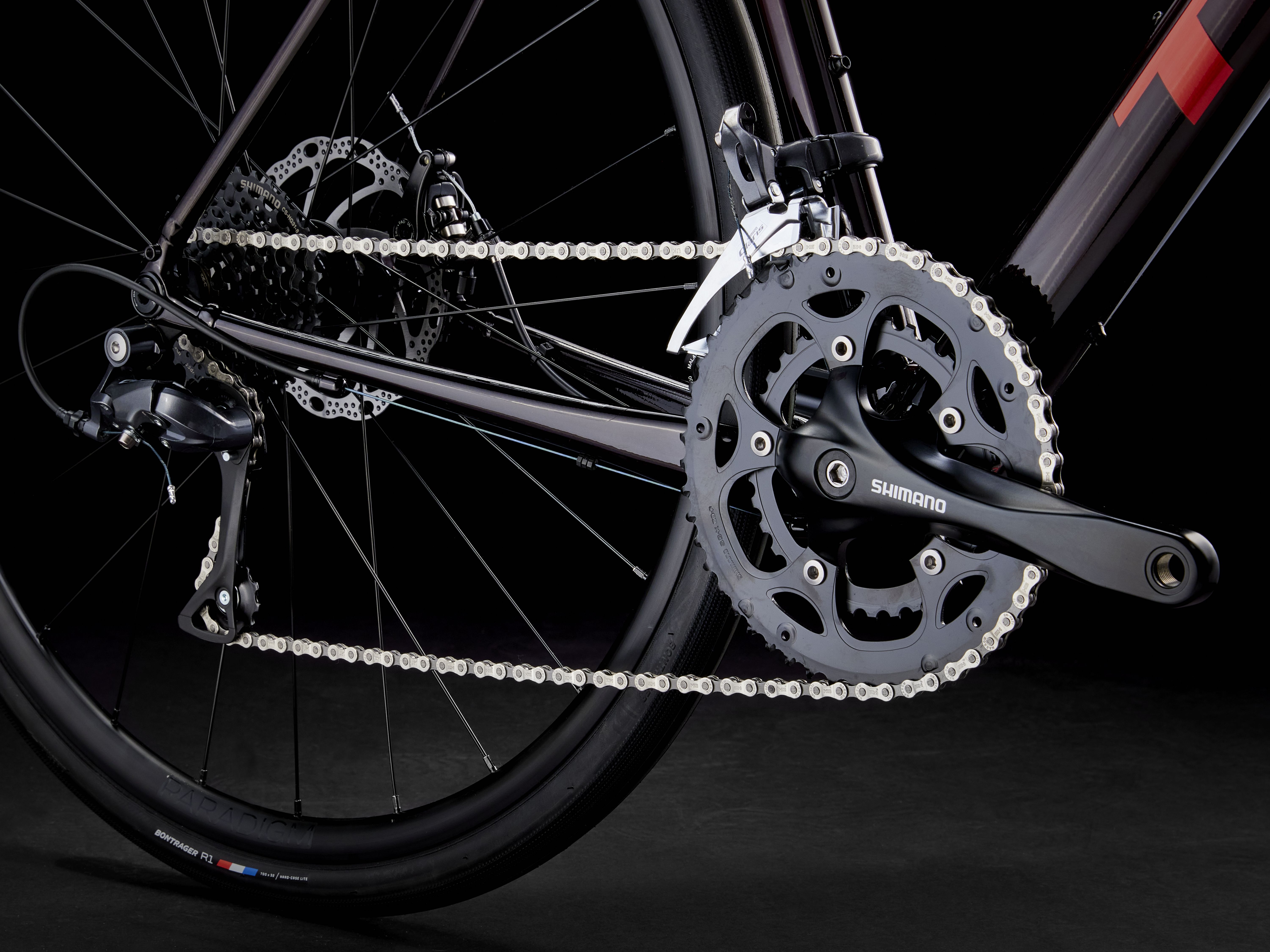 Trek Domane AL 2 52 Crimson to Dark Carmine Fade Produktbild 9